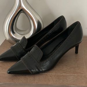 Tory Burch Black Kitten Heel